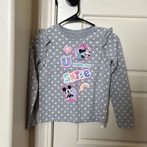 Girls size 7/8 Disney long sleeve shirt, excellent condition!